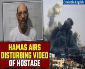 Hamas released a distressing video featuring hostage Nadav Popplewell, a British national abducted during the October 7 attack. The captive, visibly under duress with a black eye, delivers a chilling message suggesting time is running out. This release follows a prior video showing two other hostages alive. The videos intensify pressure on the Israeli government to secure the captives&#39; release amidst ongoing negotiations between the two sides. &#60;br/&#62; &#60;br/&#62;#Hamas #HostageVideo #TimeIsRunningOut #IsraelHamasWar #MiddleEastConflict #Terrorism #InternationalRelations #Crisis #SecurityThreat #HumanitarianConcerns &#60;br/&#62; &#60;br/&#62;&#60;br/&#62;~HT.97~PR.152~ED.194~