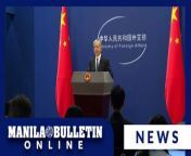 China on Monday, May 13, denied the Philippines’ allegation that it was building an artificial island in the disputed South China Sea waters.&#60;br/&#62;&#60;br/&#62;The Philippine Coast Guard said on Saturday that it had deployed a ship to deter what it called reclamation activities by China on Sabina Shoal, an atoll of the contested Spratly archipelago.&#60;br/&#62;&#60;br/&#62;Chinese Foreign Ministry spokesperson Wang Wenbin refuted the claim as “groundless” and “fabricated” at a daily news briefing in Beijing.&#60;br/&#62;&#60;br/&#62;Subscribe to the Manila Bulletin Online channel! - https://www.youtube.com/TheManilaBulletin&#60;br/&#62;&#60;br/&#62;Visit our website at http://mb.com.ph&#60;br/&#62;Facebook: https://www.facebook.com/manilabulletin &#60;br/&#62;Twitter: https://www.twitter.com/manila_bulletin&#60;br/&#62;Instagram: https://instagram.com/manilabulletin&#60;br/&#62;Tiktok: https://www.tiktok.com/@manilabulletin&#60;br/&#62;&#60;br/&#62;#ManilaBulletinOnline&#60;br/&#62;#ManilaBulletin&#60;br/&#62;#LatestNews&#60;br/&#62;