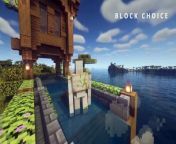 Minecraft Iron Farm House 2.0 Tutorial [Aesthetic Farm] [Java Edition] from java game