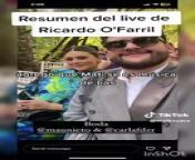 Richi&#39;O&#39;Farrill launched accusations and revelations against several figures related to stand up on live broadcast by claiming that he was humiliated and threatened by his colleagues at Mau Nieto&#39;s wedding.