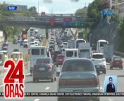 Traffic update naman tayo sa SLEX kung saan may road widening kasabay ng dagsa ng mga biyahero.&#60;br/&#62;&#60;br/&#62;&#60;br/&#62;24 Oras is GMA Network’s flagship newscast, anchored by Mel Tiangco, Vicky Morales and Emil Sumangil. It airs on GMA-7 Mondays to Fridays at 6:30 PM (PHL Time) and on weekends at 5:30 PM. For more videos from 24 Oras, visit http://www.gmanews.tv/24oras.&#60;br/&#62;&#60;br/&#62;#GMAIntegratedNews #KapusoStream&#60;br/&#62;&#60;br/&#62;Breaking news and stories from the Philippines and abroad:&#60;br/&#62;GMA Integrated News Portal: http://www.gmanews.tv&#60;br/&#62;Facebook: http://www.facebook.com/gmanews&#60;br/&#62;TikTok: https://www.tiktok.com/@gmanews&#60;br/&#62;Twitter: http://www.twitter.com/gmanews&#60;br/&#62;Instagram: http://www.instagram.com/gmanews&#60;br/&#62;&#60;br/&#62;GMA Network Kapuso programs on GMA Pinoy TV: https://gmapinoytv.com/subscribe