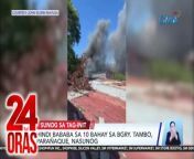 Sunog na naman! Ngayon pa man ding Fire Prevention Month. Isang residential area sa Parañaque ang nasunog kanina.&#60;br/&#62;&#60;br/&#62;&#60;br/&#62;24 Oras is GMA Network’s flagship newscast, anchored by Mel Tiangco, Vicky Morales and Emil Sumangil. It airs on GMA-7 Mondays to Fridays at 6:30 PM (PHL Time) and on weekends at 5:30 PM. For more videos from 24 Oras, visit http://www.gmanews.tv/24oras.&#60;br/&#62;&#60;br/&#62;#GMAIntegratedNews #KapusoStream&#60;br/&#62;&#60;br/&#62;Breaking news and stories from the Philippines and abroad:&#60;br/&#62;GMA Integrated News Portal: http://www.gmanews.tv&#60;br/&#62;Facebook: http://www.facebook.com/gmanews&#60;br/&#62;TikTok: https://www.tiktok.com/@gmanews&#60;br/&#62;Twitter: http://www.twitter.com/gmanews&#60;br/&#62;Instagram: http://www.instagram.com/gmanews&#60;br/&#62;&#60;br/&#62;GMA Network Kapuso programs on GMA Pinoy TV: https://gmapinoytv.com/subscribe
