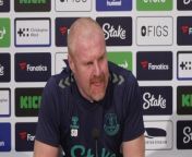 Everton boss Sean Dyche admitted recent form was tough but that his side were confident as they prepare to face Bournemouth&#60;br/&#62;Finch Farm, Liverpool, UK