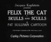 Felix the Cat-Felix in Skull And Sculls (1930) from scrappy 1930 historia