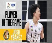 UAAP Player of the Game Highlights: Josh Ybañez shows MVP form for UST in Adamson beatdown from mv 82d form