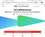 THERE IS SHORT VIDEO OF HOW TO DOWNLOAD VIDMATE APP THROUG CHROME