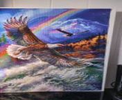 My latest DAC - Diamond Art Club - Picture. This is a beautiful eagle picture created by me here in the UK. &#60;br/&#62;&#60;br/&#62;Follow my channel on DM &amp; YT For more Diamond art content.