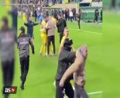 WATCH: Oleksandr Zinchenko intervenes when guard stops fan rushing the field from stop coronavirus fvg