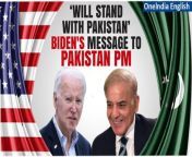 U.S. President Joe Biden initiated communication with Pakistani Prime Minister Shehbaz Sharif, marking their first official interaction. The letter emphasized the enduring partnership between the two nations for regional security and addressing global challenges. President Biden highlighted collaboration through the U.S.-Pakistan Green Alliance to bolster climate resilience and support Pakistan&#39;s recovery efforts.&#60;br/&#62; &#60;br/&#62;#Pakistan #USPakistan #JoeBiden #ShehbazSharif #BidenPakistan #USnews #Pakistannews #Politics #Worldnews #Oneindia #Oneindianews &#60;br/&#62;~PR.152~ED.155~GR.123~
