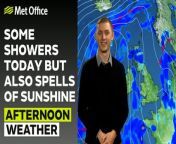Remaining mixed, some sunshine at times, further rain with the low pressure still close by– This is the Met Office UK Weather forecast for the afternoon of 30/03/24. Bringing you today’s weather forecast is Craig Snell.