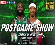 The Celtics take on the Miami Heat at TD Garden in the 2nd game of their two game series. Join The Garden Report Postgame Show with A. Sherrod Blakely, Bobby Manning, Josue Pavon, Jimmy Toscano and host John Zannis as we break it all down.&#60;br/&#62;&#60;br/&#62;We&#39;re on DISCORD! You should join too to stay in touch with the guys, get alerted on special announcements, participate in giveaways and tons of other cool stuff! → https://discord.gg/xTdFj6xFHs&#60;br/&#62;&#60;br/&#62;You can also listen and Subscribe to the Garden Report Postgame Show on iTunes, Spotify &amp; Stitcher as we go LIVE after every Celtics game. Watch the show LIVE after every game by subscribing to our YouTube Channel!&#60;br/&#62;&#60;br/&#62;Visit https://athleticgreens.com/GARDEN for a FREE 1 year supply of of immune-supporting Vitamin D &amp; 5 FREE travel packs with your first purchase!&#60;br/&#62;&#60;br/&#62;The CLNS Media Network is Powered by BetOnline.ag, Use Promo Code: CLNS50 for a 50% Welcome Bonus On Your First Deposit!&#60;br/&#62;&#60;br/&#62;Calm app! For listeners of the show, Calm is offering an exclusive offer of 40% off a Calm Premium subscription at https://CALM.COM/garden! &#60;br/&#62;&#60;br/&#62;Follow Our Celtics CLNS Twitter Account!&#60;br/&#62;&#60;br/&#62;SUBSCRIBE TO OUR CELTICS CLNS YOUTUBE CHANNEL!