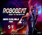 In Robobeat, you&#39;ll play as Ace - a bounty hunter on a mission to capture robot-gone-rogue Frazzer in his ever-shifting lair. Wall run, slide, and shoot to the beat, blast through robot armies, and track down your target.
