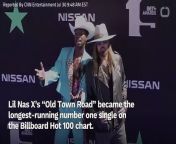Lil Nas X’s “Old Town Road” became the longest-running number one singler on the Billboard Hot 100 chart. According to CNN, the rapper beat Mariah Carey and Boyz II Men song, “One Sweet Day.”