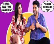 Guru Randhwana &amp; Saiee Manjrekar reveal whom they stalk on social media, talk about trolls and more. Guru Randhawa and Saiee Manjrekar talk about Kuch Khattaa Ho Jaay, doing a movie with Shehnaaz Gill and more. In This Exclusive Interview, Guru Randhawa and Saiee Manjrekar talked about so many things related to their films. Watch Video to know more &#60;br/&#62; &#60;br/&#62;#GuruRandhawa #SaieeManjrekar #GuruRandhawaInterview &#60;br/&#62;&#60;br/&#62;~PR.132~ED.134~