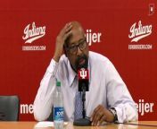 Mike Woodson Press Conference After Indiana Basketball&#39;s 74-70 Win Over Wisconsin