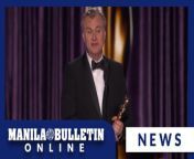 Christopher Nolan on Sunday won the Oscar for best director for his ambitious and sweeping epic &#92;