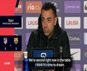 Barcelona boss Xavi said they will try to target Real Madrid after beating their local rivals Atlético Madrid