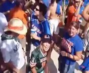 Girls - Some hot Florida Gator girls (and some douchie looking dudes) slam down 17 kegs of beer from a huge beer bong contraption before the Gators Game against Miami. Awesome!