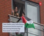 Tower Hamlets council will start removing Palestinian flags from its buildings, the borough’s mayor has announced.Lutfur Rahman said flags will be removed from council-owned infrastructure in a statement issued on Wednesday night.