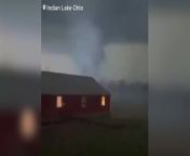 Footage shows devastating tornado in Ohio from frank benson ohio