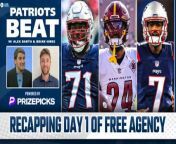 Don&#39;t miss the latest episode of Patriots Beat, where Alex Barth from 98.5 The Sports Hub and Brian Hines of Pats Pulpit recap day one of NFL free agency.&#60;br/&#62;&#60;br/&#62;Get in on the excitement with PrizePicks, America’s No. 1 Fantasy Sports App, where you can turn your hoops knowledge into serious cash. Download the app today and use code CLNS for a first deposit match up to &#36;100! Pick more. Pick less. It’s that Easy! Football season may be over, but the action on the floor is heating up. Whether it’s Tournament Season or the fight for playoff homecourt, there’s no shortage of high stakes basketball moments this time of year. Quick withdrawals, easy gameplay and an enormous selection of players and stat types are what make PrizePicks the #1 daily fantasy sports app!&#60;br/&#62;&#60;br/&#62;Visit https://Linkedin.com/BEAT to post your first job for free! LinkedIn Jobs helps you find the candidates you want to talk to, faster. Did you know every week, nearly 40 million job seekers visit LinkedIn.&#60;br/&#62;&#60;br/&#62;#Patriots #NFL #NewEnglandPatriots