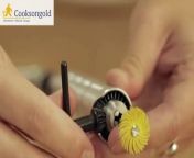 The radial disk kit from Cookson Gold allows you to reach those difficult areas providing you with the finest of finishes to gold, silver or platinum. To view Cookson&#39;s full range of jewellery making tools visit http://www.cooksongold.com.&#60;br/&#62;
