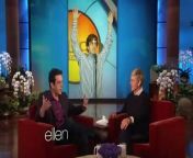 He talked to Ellen about his co-star from &#92;