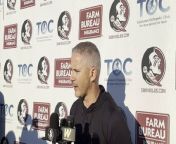 FSU Head Coach Mike Norvell Recaps First Day of Spring Practice from bangla new video song head khane tumi chara valo lage na by salman