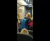 confront betwen passenger and employed