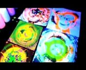Amazing activity zone with spin painting made with UV paints.&#60;br/&#62;