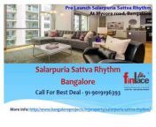 91-9019196393, Salarpuria Sattva Rhythm is new launch project which is located at mysore road, Bangalore. Salarpuria sattva rhythm is offering you 2 and 3 bhk luxury apartment with world class modern features with in you budget.&#60;br/&#62;&#60;br/&#62;Call us: 91-9019196393&#60;br/&#62;Visit at: http://www.bangaloreprojects.in/property/salarpuria-sattva-rhythm/&#60;br/&#62;