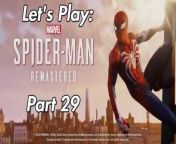 #spiderman #marvelsspiderman #gaming #insomniacgames&#60;br/&#62;Commentary video no.29 for my run through of one of my favourite games Marvel&#39;s Spider-Man Remastered, hope you enjoy:&#60;br/&#62;&#60;br/&#62;Marvel&#39;s Spider-Man Remastered playlist:&#60;br/&#62;https://www.dailymotion.com/partner/x2t9czb/media/playlist/videos/x7xh9j&#60;br/&#62;&#60;br/&#62;Developer: Insomniac Games&#60;br/&#62;Publisher: Sony Interactive Entertainment&#60;br/&#62;Platform: PS5&#60;br/&#62;Genre: Action-adventure&#60;br/&#62;Mode: Single-player&#60;br/&#62;Uploader: PS5Share