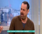 &#60;p&#62;Celebrity Bake Off contestant Danny Dyer questioned Masterchef judge John Torode&#39;s culinary skills after the celebrity chef served up tough peas during a segment on the ITV daytime show.&#60;/p&#62;