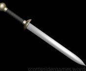 A video, of Omar&#39;s dagger 3D model. Created by Scott Snider using 3DS MAX. Uploaded 04-06-2024.