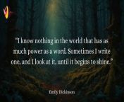 Discover the profound wisdom of Emily Dickinson , Best Poet ,through her most inspiring quotes. Let her words ignite your passion and uplift your spirit. Join us for a journey of enlightenment and empowerment. &#60;br/&#62;&#60;br/&#62;#EmilyDickinson #Inspiration #Quotes #Poetry #LiteraryWisdom #Empowerment #Enlightenment #PoeticVerse #ThinkingTidbits #quotesvideo #inpirationalvideo #trending #viral #explore
