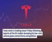 Tesla stock falls as it scraps plans for a low-cost EV, moving focus to self-driving robotaxis.&#60;br/&#62;&#60;br/&#62;Amid competition and shifting strategies, Tesla&#39;s affordability mission and market expansion hopes dim.
