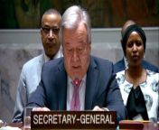 UN Security General António Guterres gave a speech to the UN Security Council after Iran fired missiles at Israel.Iran has fired the missiles in retaliation for what it said was an Israeli strike on its Damascus consulate on April 1st.