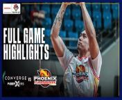 PBA Game Highlights: Phoenix burns Converge to get back on track from 05 sonic syndicate burn this city mp3