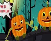 Five Little Pumpkins Nursery Rhyme for Halloween from sego pumpkin