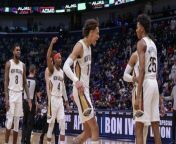 Young and Athletic Pelicans Ready to Challenge Lakers Tonight from young girl in bth