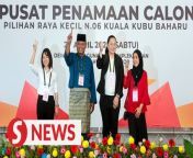 It is a four-cornered fight for the Kuala Kubu Baharu by-electionfollowing the closing of the nomination centre at 10am on Saturday (April 27).&#60;br/&#62;&#60;br/&#62;DAP’s Pang Sock Tao will represent Pakatan Harapan, Khairul Azhari Saut is Perikatan Nasional’s candidate and Hafizah Zainuddin is running on a Parti Rakyat Malaysia ticket. &#60;br/&#62;&#60;br/&#62;Alongside candidates from the three parties, Nyau Ke Xin is running as an independent.&#60;br/&#62;&#60;br/&#62;Earlier, another independent candidate Chng Boon Lai also filed for nomination but was disqualified for having incomplete documents.&#60;br/&#62;&#60;br/&#62;Read more at https://shorturl.at/goA35&#60;br/&#62;&#60;br/&#62;WATCH MORE: https://thestartv.com/c/news&#60;br/&#62;SUBSCRIBE: https://cutt.ly/TheStar&#60;br/&#62;LIKE: https://fb.com/TheStarOnline