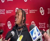 Oklahoma Sooners receiver Deion Burks interview