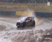 Rallycross France 2024 Lessay Q1 Rytkonen and Peu Big Drift from learn how to do amazing