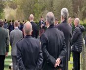 Major John Allan's funeral from amigone funeral home