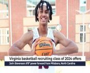 Updated list of class of 2024 recruits offered by Virginia basketball.