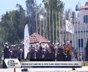 Olympic Flame Passes Through Corinth Canal on Journey to France from canal sur en directo gratis