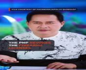 The Philippine National Police revokes the firearms licenses of embattled doomsday preacher Apollo Quiboloy. A Rappler investigation discovered Quiboloy has at least 19 firearms with an estimated value of about P2.3 million.&#60;br/&#62;&#60;br/&#62;Full story: https://www.rappler.com/philippines/pnp-revokes-apollo-quiboloy-firearms-licenses/