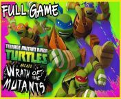 Teenage Mutant Ninja Turtles Arcade: Wrath of the Mutants FULL GAME Co-Op Longplay from bun sa op