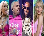 It’s Tuesday, April 23rd, and the beef and wins in hip hop just doesn’t stop. Chris Brown &amp; Quavo have released diss tracks at each other, but it looks like Chris is unimpressed with Quavo’s comeback. If that wasn’t enough, Saweetie chimed in to diss ex- boyfriend, Quavo, too.Childish Gambino previewed some new music last night and has Ye &amp; Kid Cudi as features on the new music. Pitbull is hitting the road again and this time he’s taking T-Pain with him on his Party After Dark Tour. Chart celebrations are making their rounds with your favorites in music including Hozier, Metro Boomin and Sabrina Carpenter. WILLOW shares 5 Things You Didn’t Know about her new single, &#92;