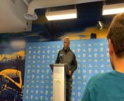 Chargers head coach Anthony Lynn discusses Derwin James&#39; 2019 debut and the lack of pressure his team generated on Broncos quarterback Drew Lock.